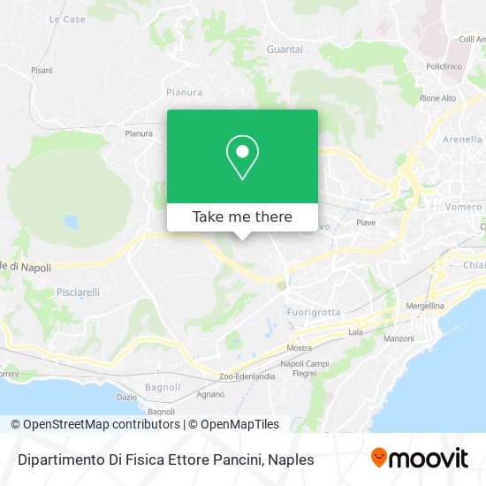Dipartimento Di Fisica Ettore Pancini map