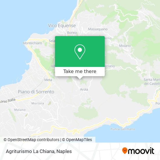 Agriturismo La Chiana map