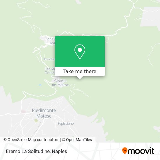 Eremo La Solitudine map