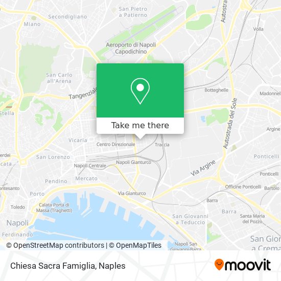 Chiesa Sacra Famiglia map