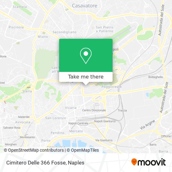 Cimitero Delle 366 Fosse map