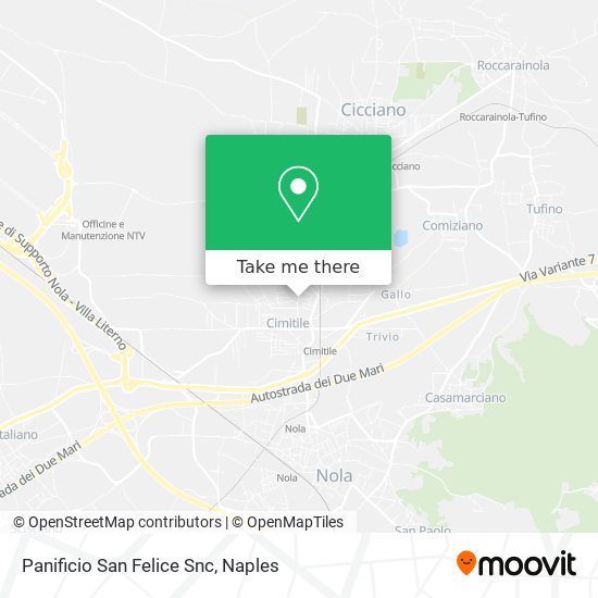 Panificio San Felice Snc map