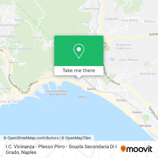 I.C. Vicinanza - Plesso Pirro - Scuola Secondaria Di I Grado map