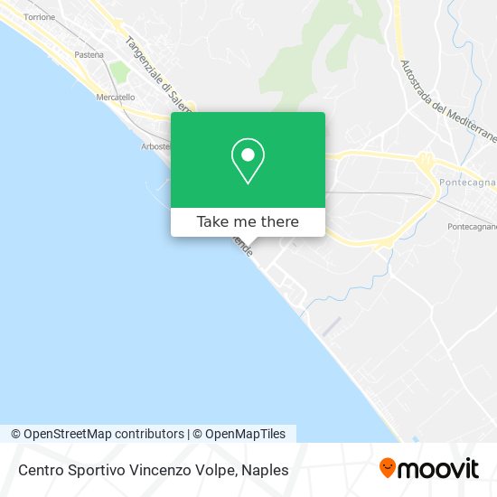 Centro Sportivo Vincenzo Volpe map