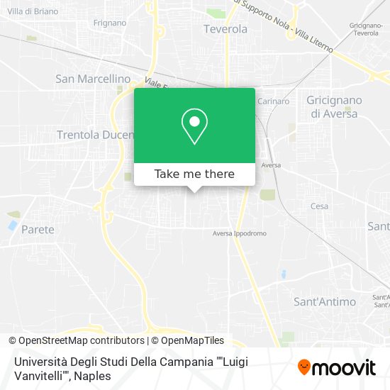 Università Degli Studi Della Campania ""Luigi Vanvitelli"" map