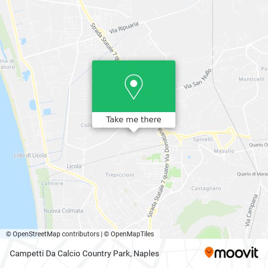 Campetti Da Calcio Country Park map