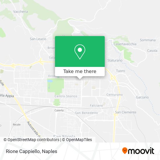 Rione Cappiello map