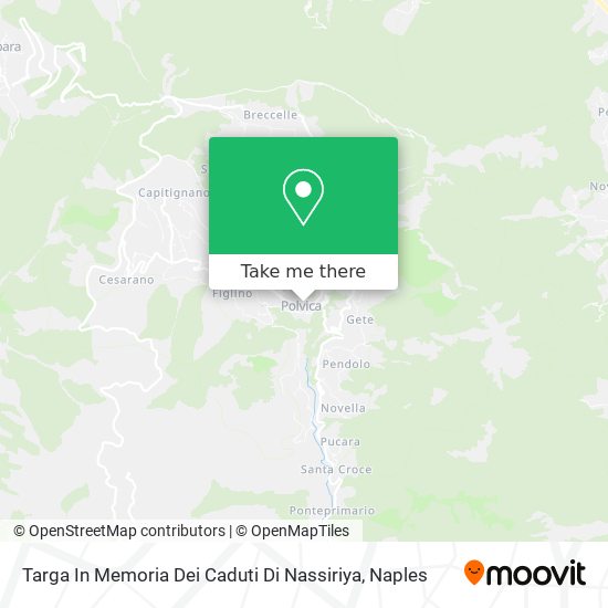 Targa In Memoria Dei Caduti Di Nassiriya map