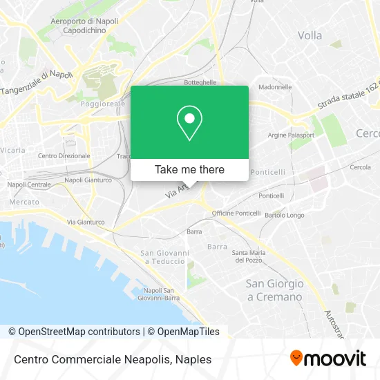 Centro Commerciale Neapolis map
