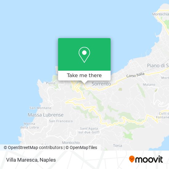Villa Maresca map