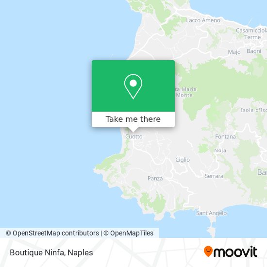Boutique Ninfa map