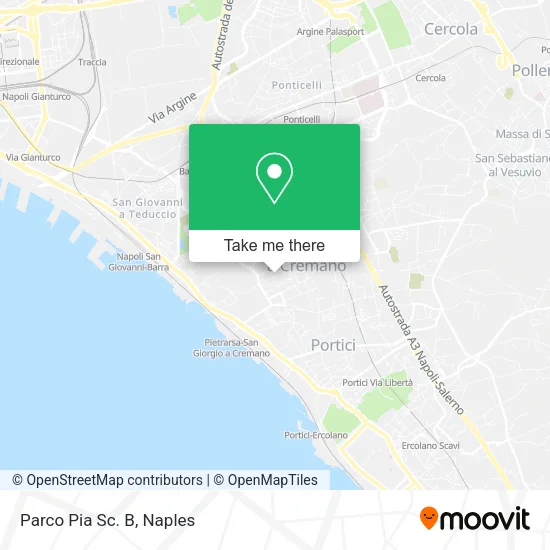 Parco Pia Sc. B map