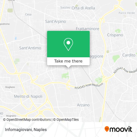 Infomagiovani map