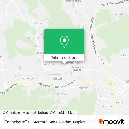 ""Boschetto"" Di Mercato San Severino map