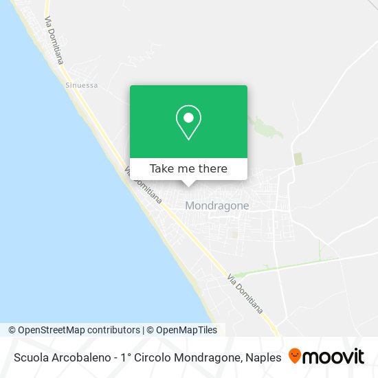 Scuola Arcobaleno - 1° Circolo Mondragone map