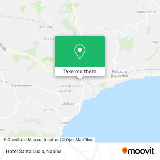Hotel Santa Lucia map