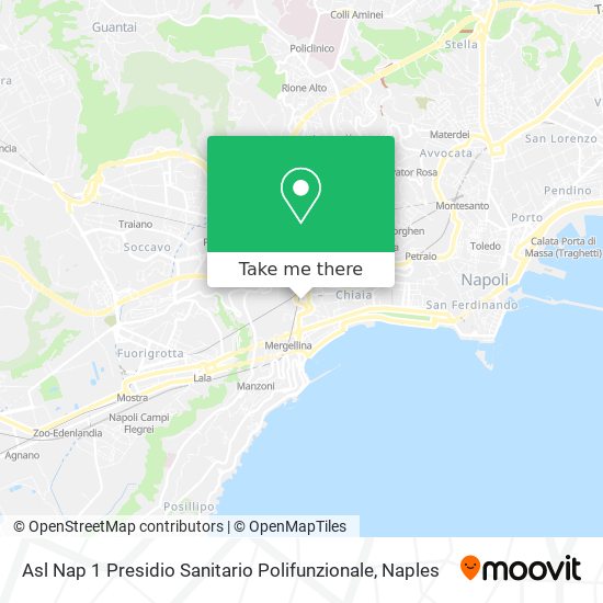 Asl Nap 1 Presidio Sanitario Polifunzionale map