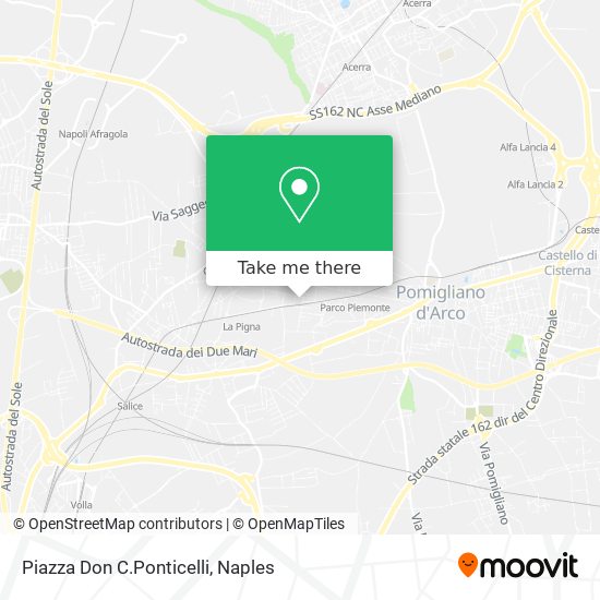 Piazza Don C.Ponticelli map