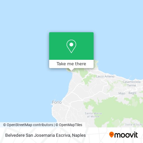 Belvedere San Josemaria Escriva map