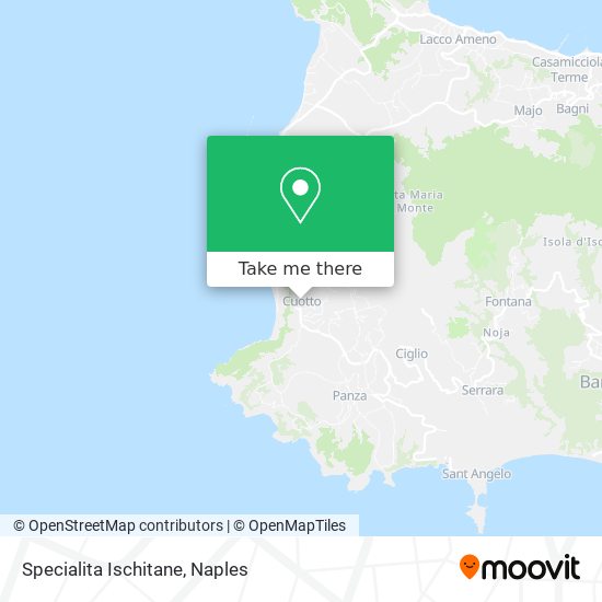 Specialita Ischitane map