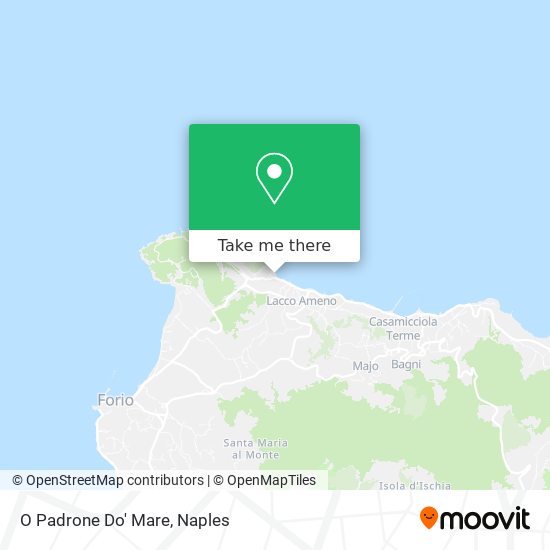 O Padrone Do' Mare map