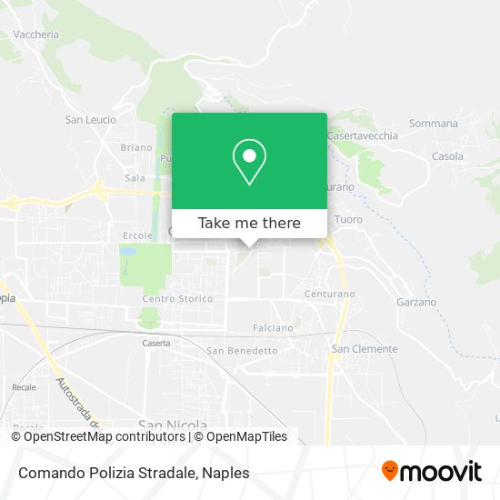 Comando Polizia Stradale map