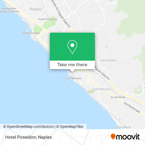 Hotel Poseidon map