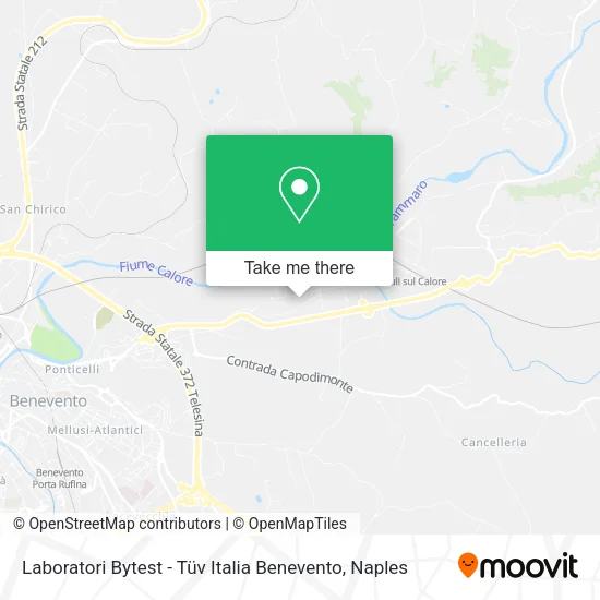 Laboratori Bytest  - Tüv Italia Benevento map