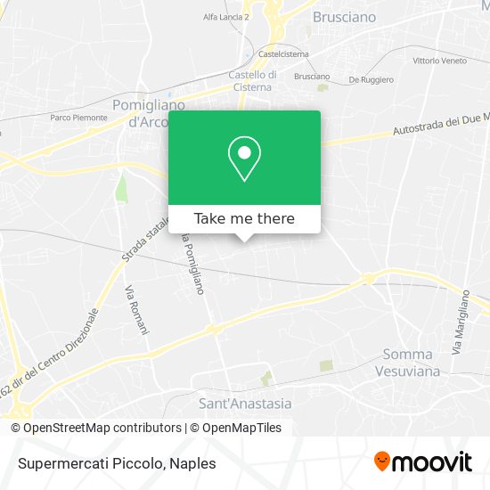 Supermercati Piccolo map