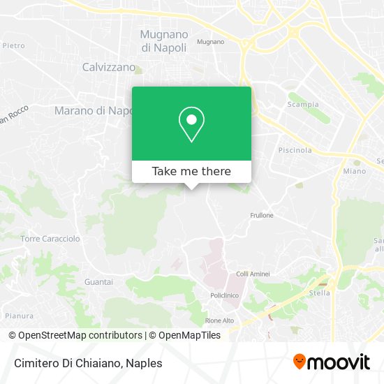Cimitero Di Chiaiano map