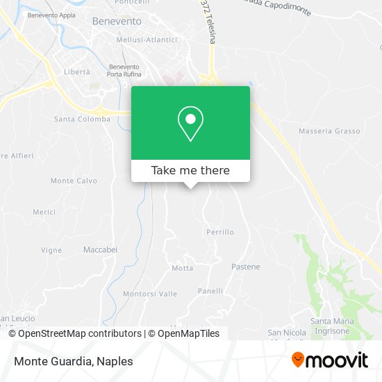 Monte Guardia map