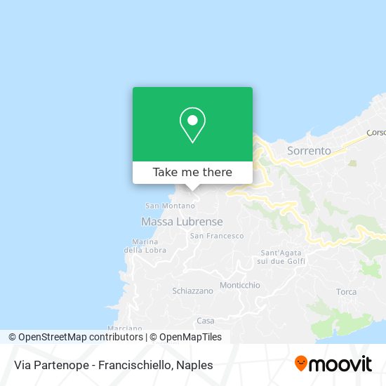 Via Partenope - Francischiello map