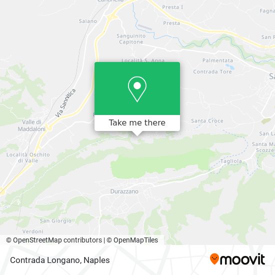 Contrada Longano map
