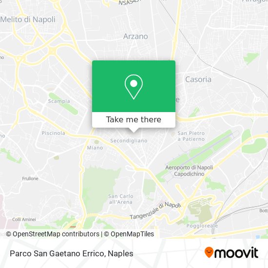 Parco San Gaetano Errico map