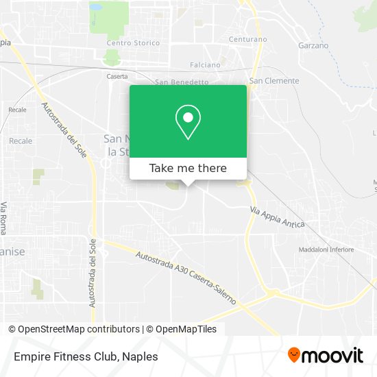 Empire Fitness Club map