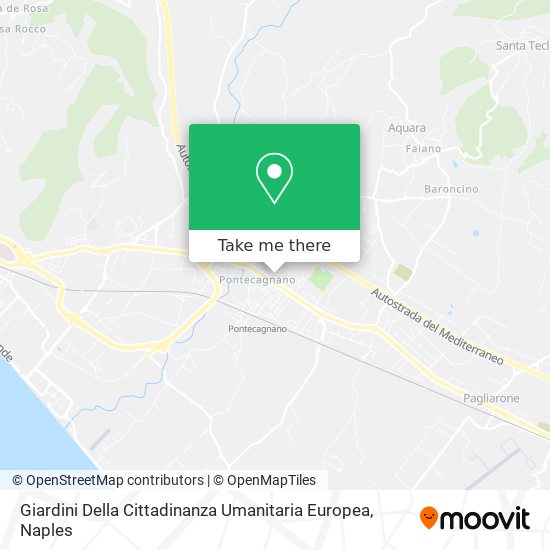Giardini Della Cittadinanza Umanitaria Europea map