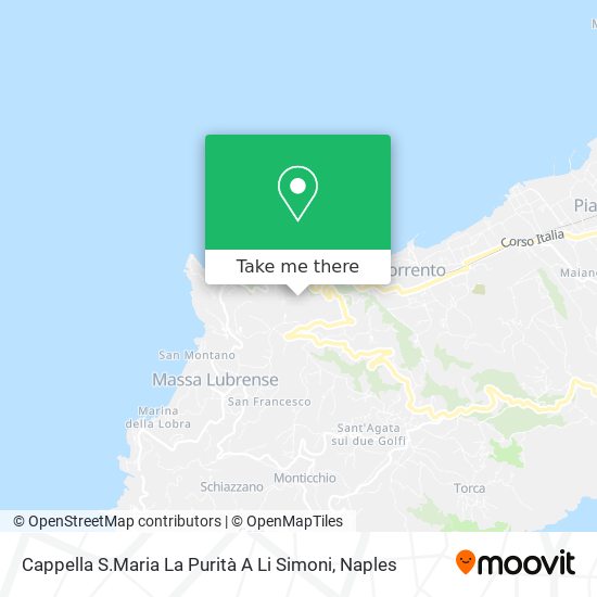 Cappella S.Maria La Purità A Li Simoni map