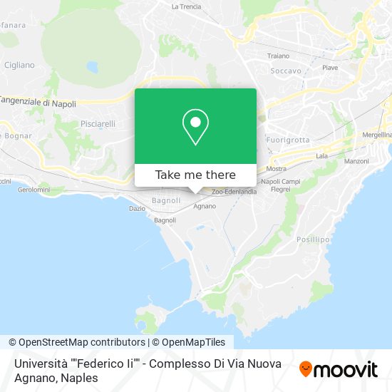 Università ""Federico Ii"" - Complesso Di Via Nuova Agnano map