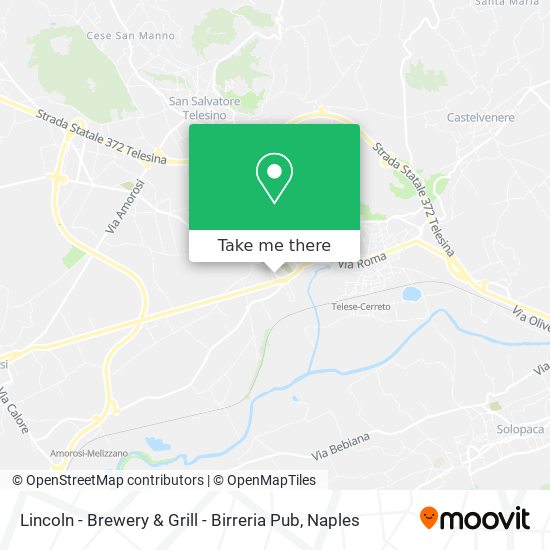 Lincoln - Brewery & Grill - Birreria Pub map