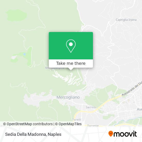 Sedia Della Madonna map