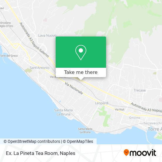 Ex. La Pineta Tea Room map