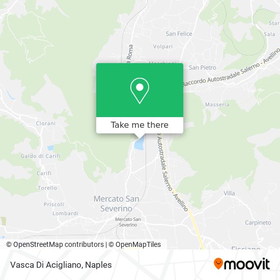 Vasca Di Acigliano map