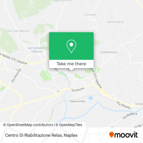 Centro Di Riabilitazione Relax map