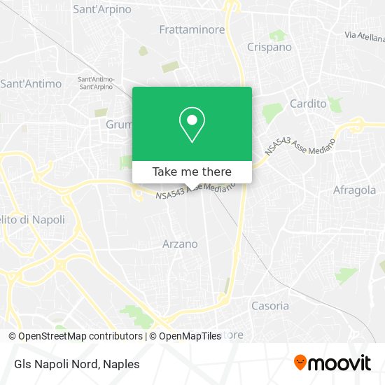 Gls Napoli Nord map