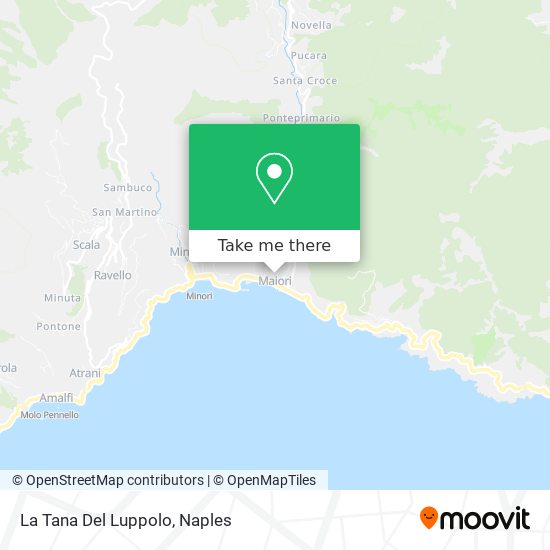 La Tana Del Luppolo map