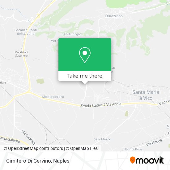 Cimitero Di Cervino map