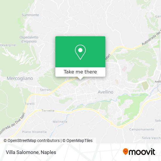 Villa Salomone map