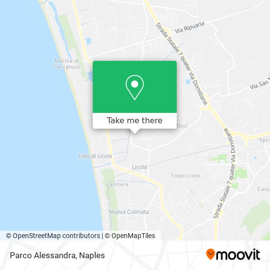 Parco Alessandra map