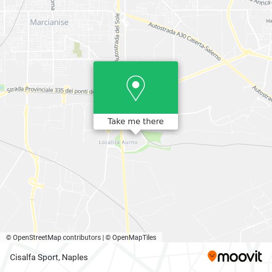 Cisalfa Sport map