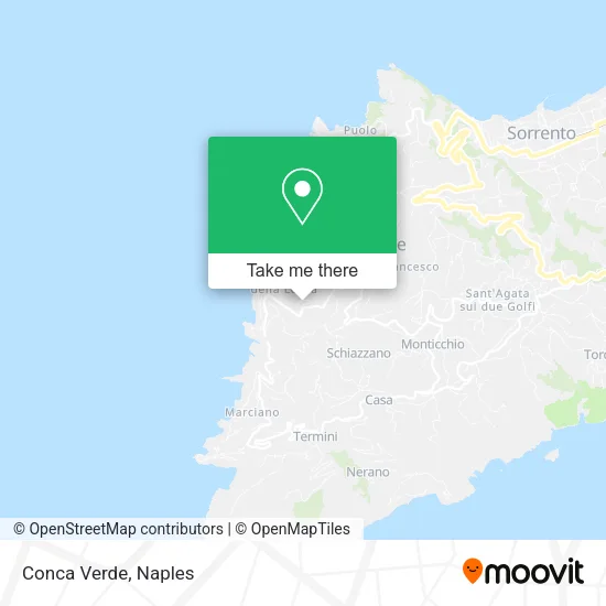 Conca Verde map
